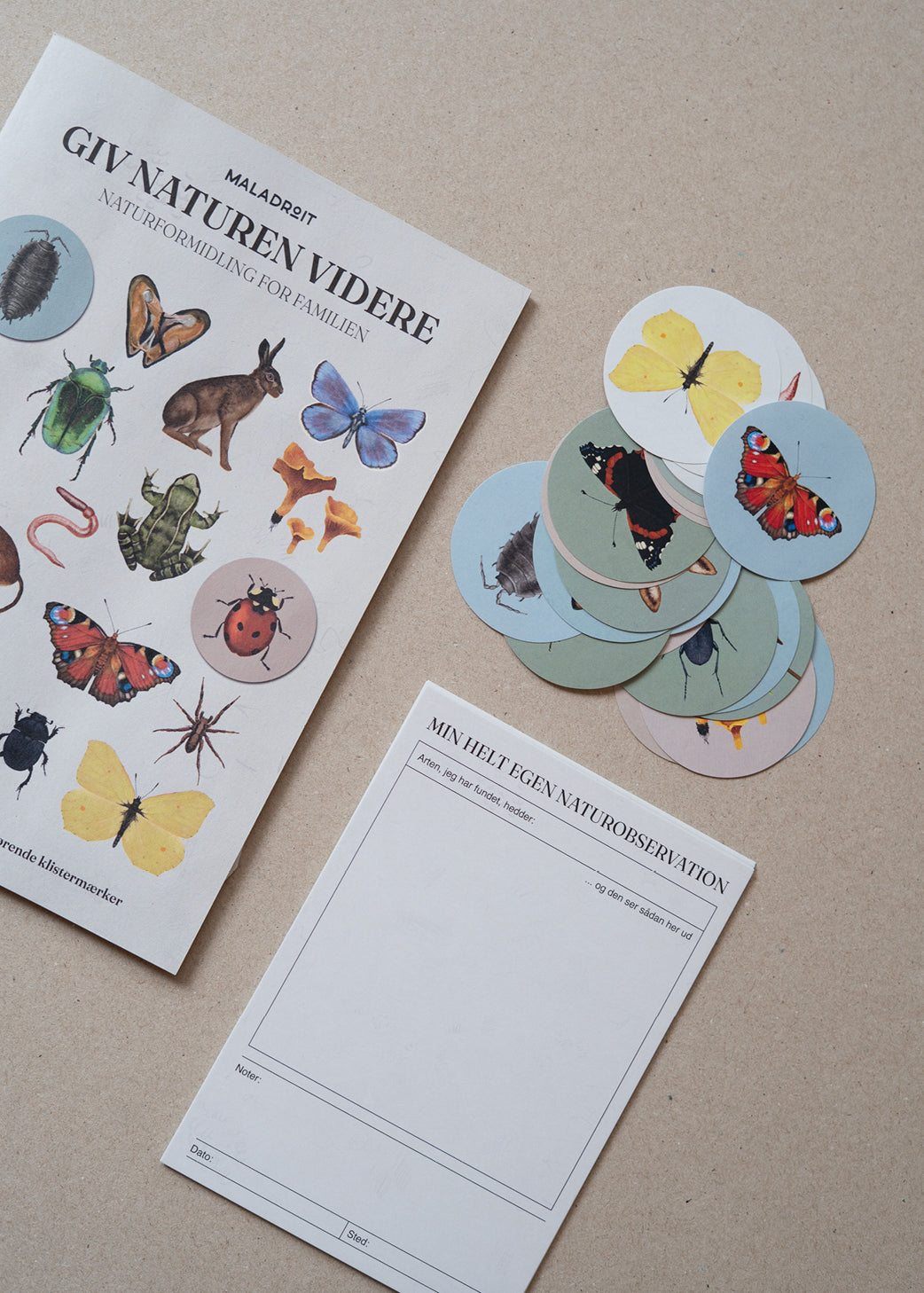 Samlehæfte med klistermærker