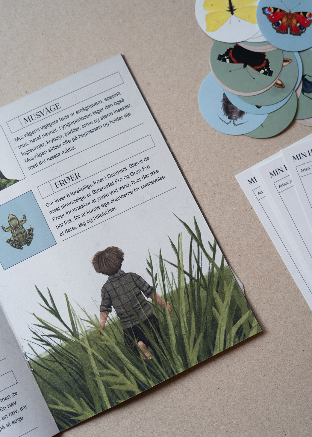 Samlehæfte med klistermærker